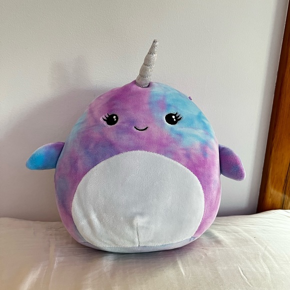 8 inch blue/purple tie dye narwhal - Picture 1 of 2